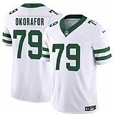 Men & Women & Youth New York Jets #79 Chukwuma Okorafor White 2025 F.U.S.E. Vapor Untouchable Limited Stitched Jersey,baseball caps,new era cap wholesale,wholesale hats